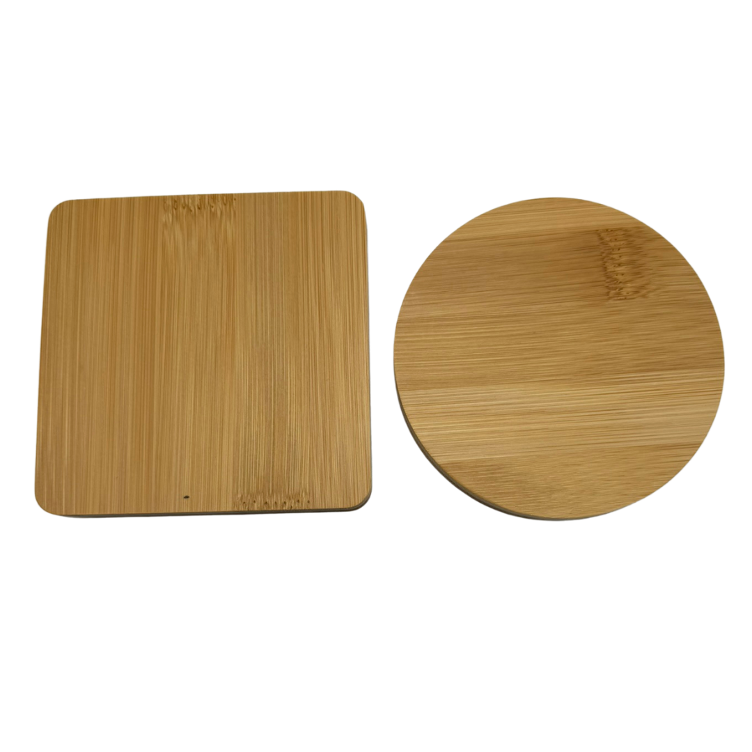 Engraved Wooden Bamboo Coaster