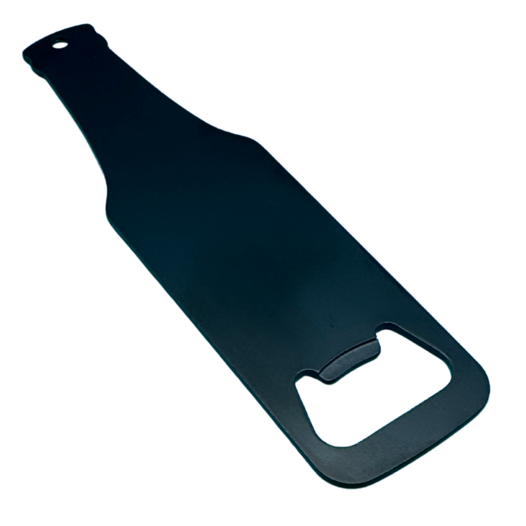 Engraved Bottle Shaped Bottle Opener