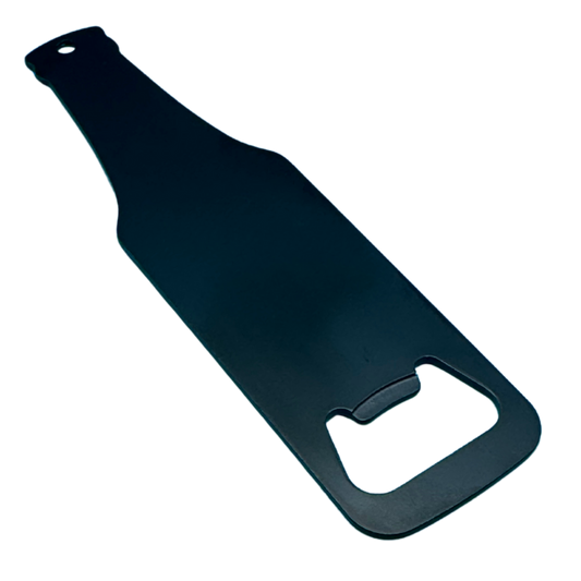 Engraved Bottle Shaped Bottle Opener