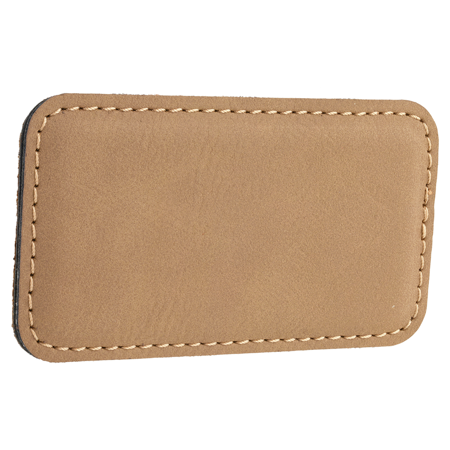 Custom Leatherette Badge with Magnet 3 1/4" x 1 3/4"