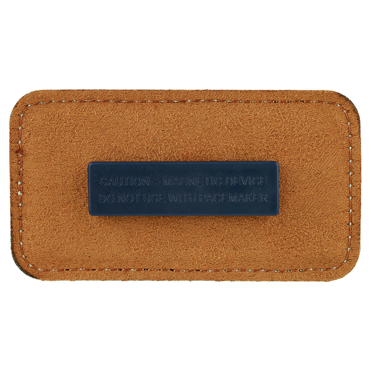 Custom Leatherette Badge with Magnet 3 1/4" x 1 3/4"