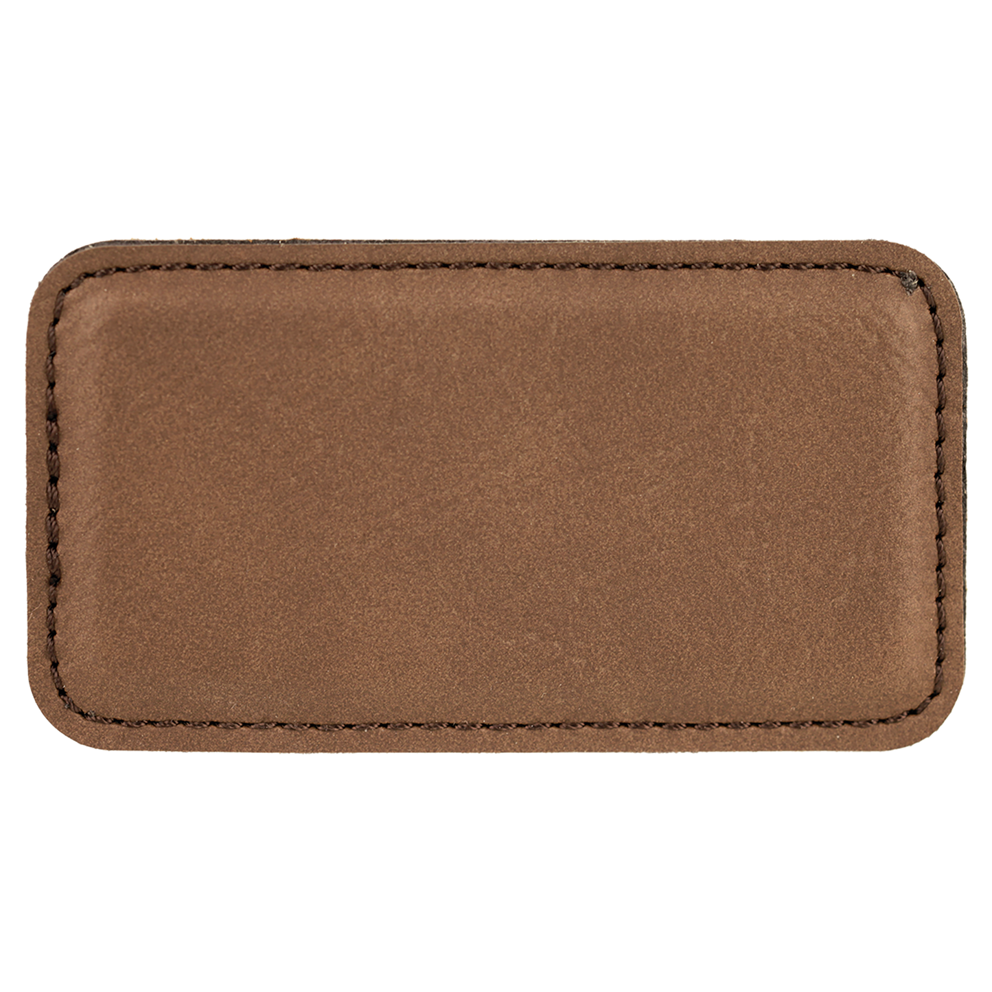 Custom Leatherette Badge with Magnet 3 1/4" x 1 3/4"