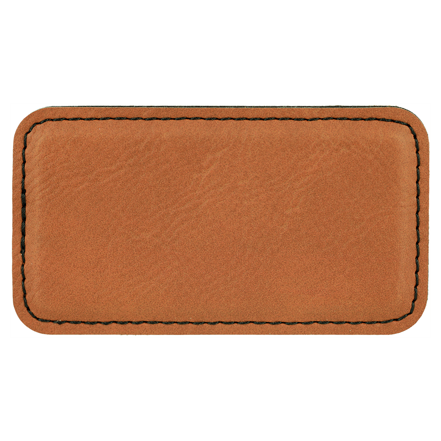 Custom Leatherette Badge with Magnet 3 1/4" x 1 3/4"