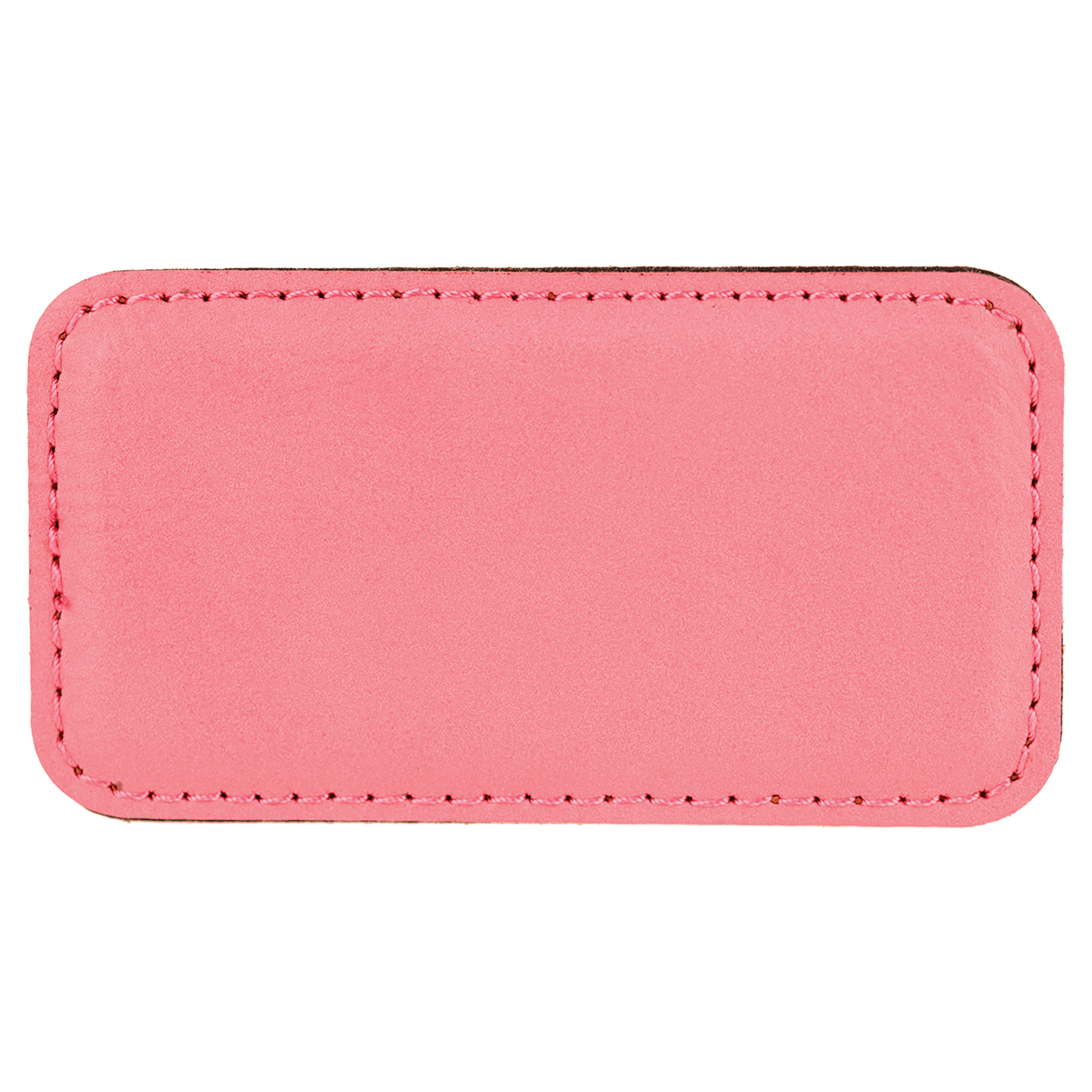 Custom Leatherette Badge with Magnet 3 1/4" x 1 3/4"