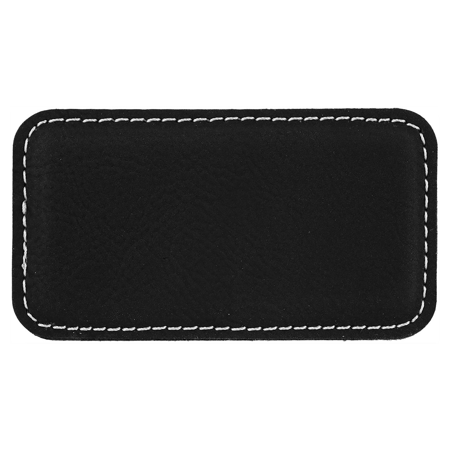 Custom Leatherette Badge with Magnet 3 1/4" x 1 3/4"